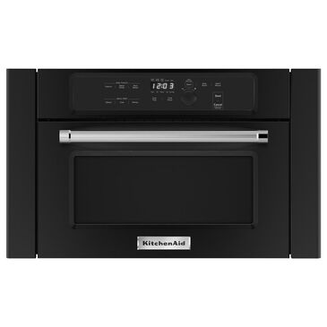 KitchenAid 24" Built In Microwave Oven with 1000 Watt Cooking in Black, , large