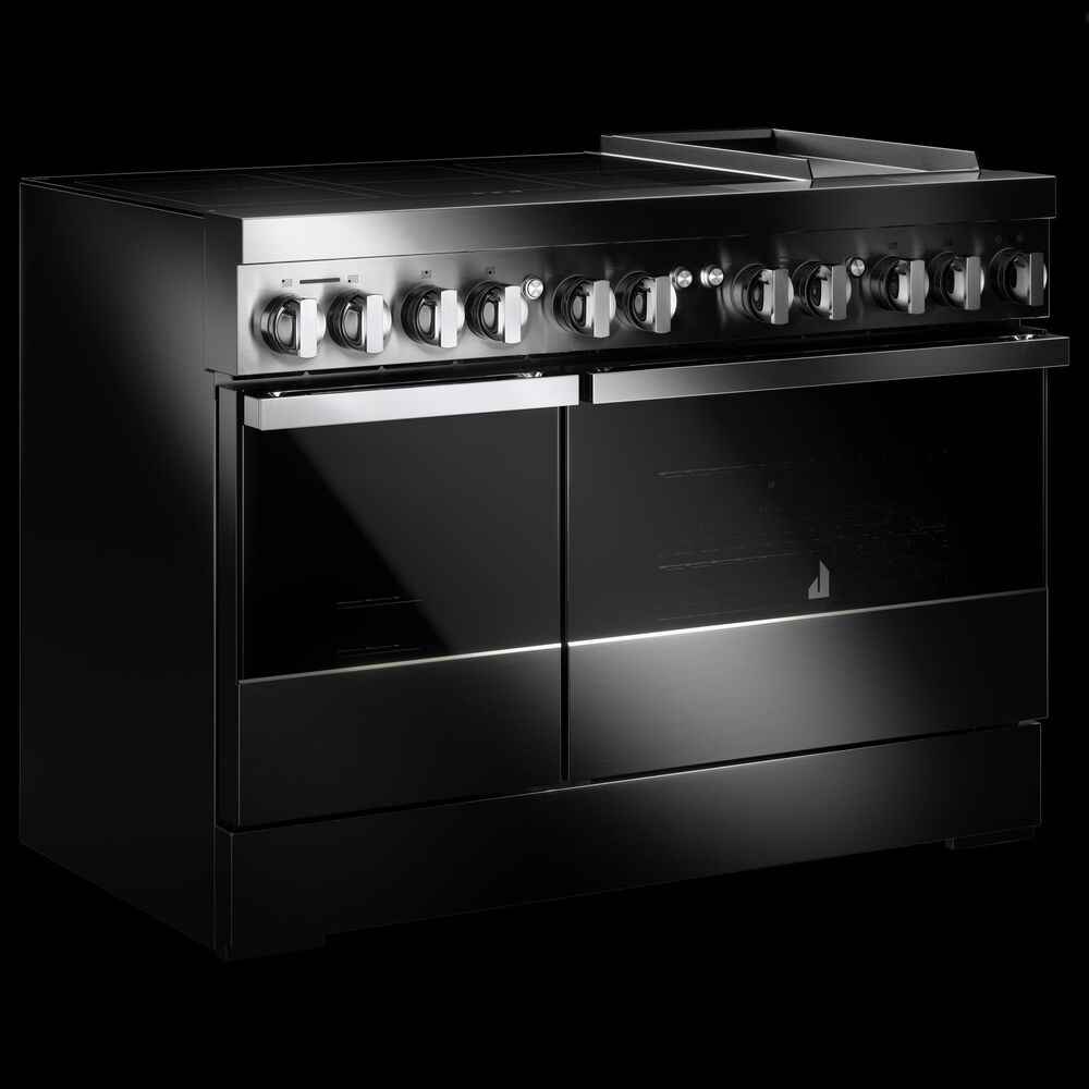 JennAir Noir 48" Freestanding Induction Smart Range with Chrome-Infused Griddle in Stainless Steel, , large