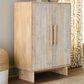Ashley Dallinbury Accent Cabinet in Natural and White Wash, , large