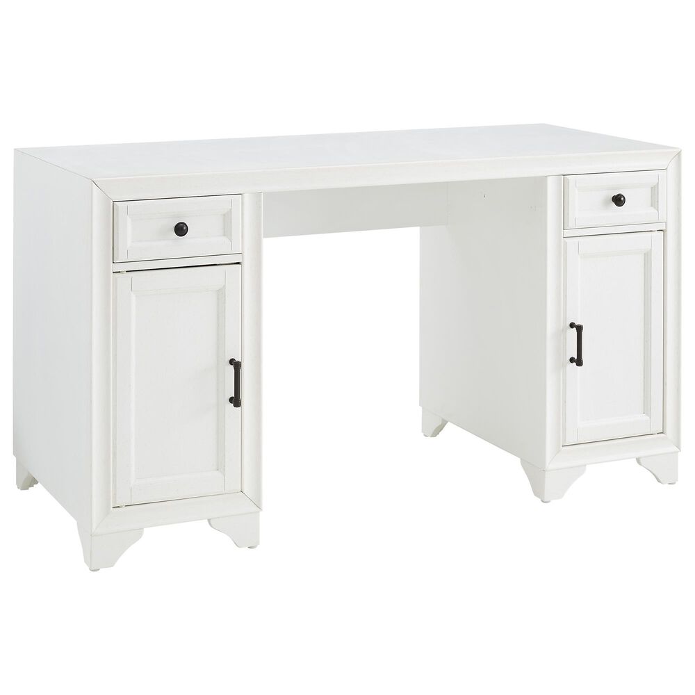 Crosley Furniture Tara Desk in Distressed White, , large