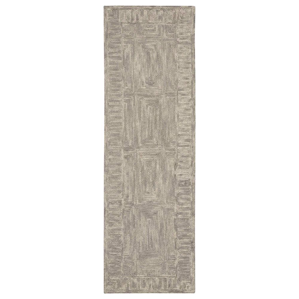 Nourison Colorado 2"3" x 7"6" Grey Runner, , large