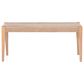 Linon Home Decor Cadence Bench with Woven Rope Seat in Natural, , large