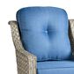 HOMLUX Outdoor Arm Chair in Diamond Blue (Set of 2), , large
