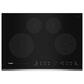 Whirlpool 30" Electric touch Cooktop with 4 Elements in Black and Stainless Steel, , large