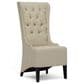 Baxton Studio Vincent Accent Chair in Beige, , large