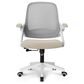 HOMLUX Swivel Ergonomic Office Chair with Flip Up Arms in Beige, , large