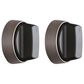 Wolf Appliances M Series 30" Professional Built-In Oven Knob Kit in Brushed Gray, , large
