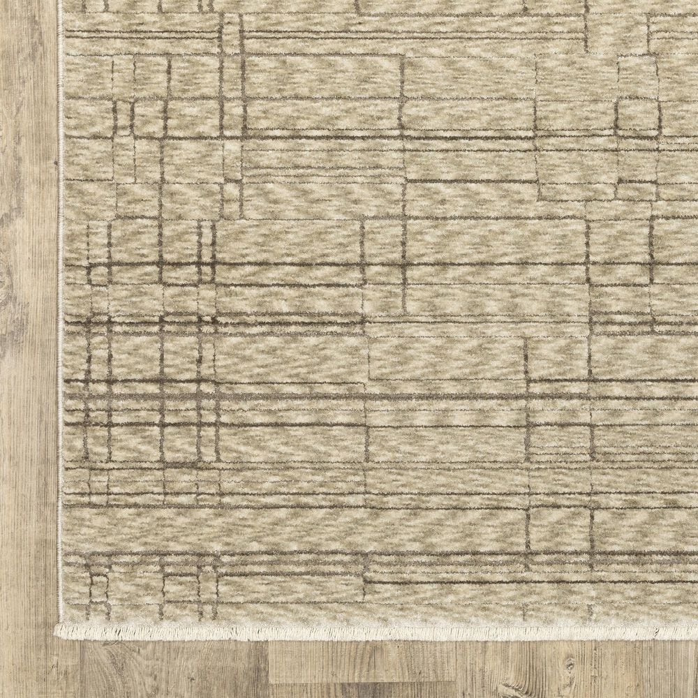 Oriental Weavers Capella Beige and Brown 9&#39;10&quot; x 12&#39;10&quot; Area Rug, , large