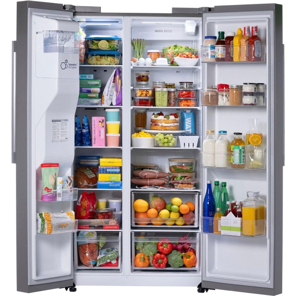 LG 27 Cu. Ft. Side-By-Side Refrigerator in PrintProof Stainless Steel, , large