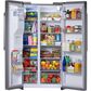 LG 27 Cu. Ft. Side-By-Side Refrigerator in PrintProof Stainless Steel, , large