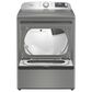 Maytag 5.2 Cu. Ft. Smart Pet Pro Top Load Washer and 7.4 Cu. Ft. Smart Top Load Electric Dryer with Pet Pro Option in Classic Silver, , large