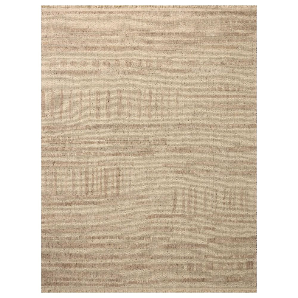 Loloi Valentina Beige and Taupe 11"6" x 15" Area Rug, , large