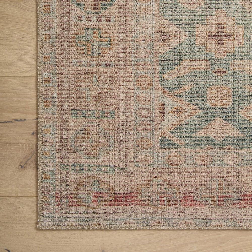 Angela Rose Aubrey 2&#39; x 5&#39; Aqua and Sand Runner, , large