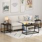 HOMLUX 3-Piece Table Set in Columbia Walnut, , large