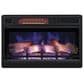 at HOME Cantilever 60" TV Stand with Fireplace Insert in Black, , large
