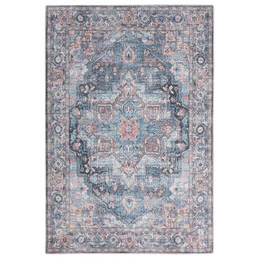 57 Grand by Nicole Curtis Series 1 7"10" x 9"10" Blue, Beige and Pink Area Rug, , large