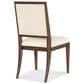 Hooker Furniture Archives Side Chair with Curate Wheat Upholstered in Classic Walnut, , large