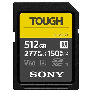 Sony 512GB SF-M Tough Series UHS-II SDXC Memory Card in Black, , large