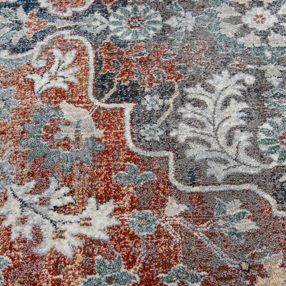 Central Oriental Minerva Edwina 5&#39; x 7&#39;3&quot; Spring and Vintage Blue Area Rug, , large