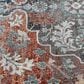 Central Oriental Minerva Edwina 5" x 7"3" Spring and Vintage Blue Area Rug, , large