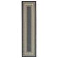Nourison Horizon HOZ03 Charcoal 2" x 6" Indoor/Outdoor Runner, , large