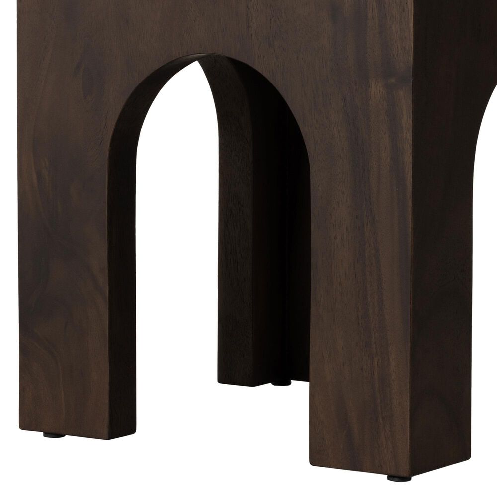 Four Hands Wesson Fausto End Table in Smoked Guanacaste, , large