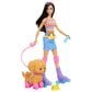 Barbie Feature Pets - Brunette Doll with Puppy, , large
