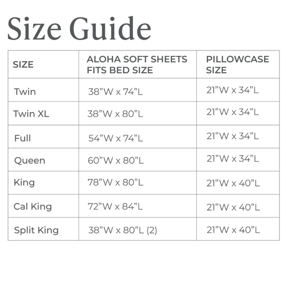 Cariloha Aloha Soft 4-Piece King Sheet Set in Coastal Pine, , large