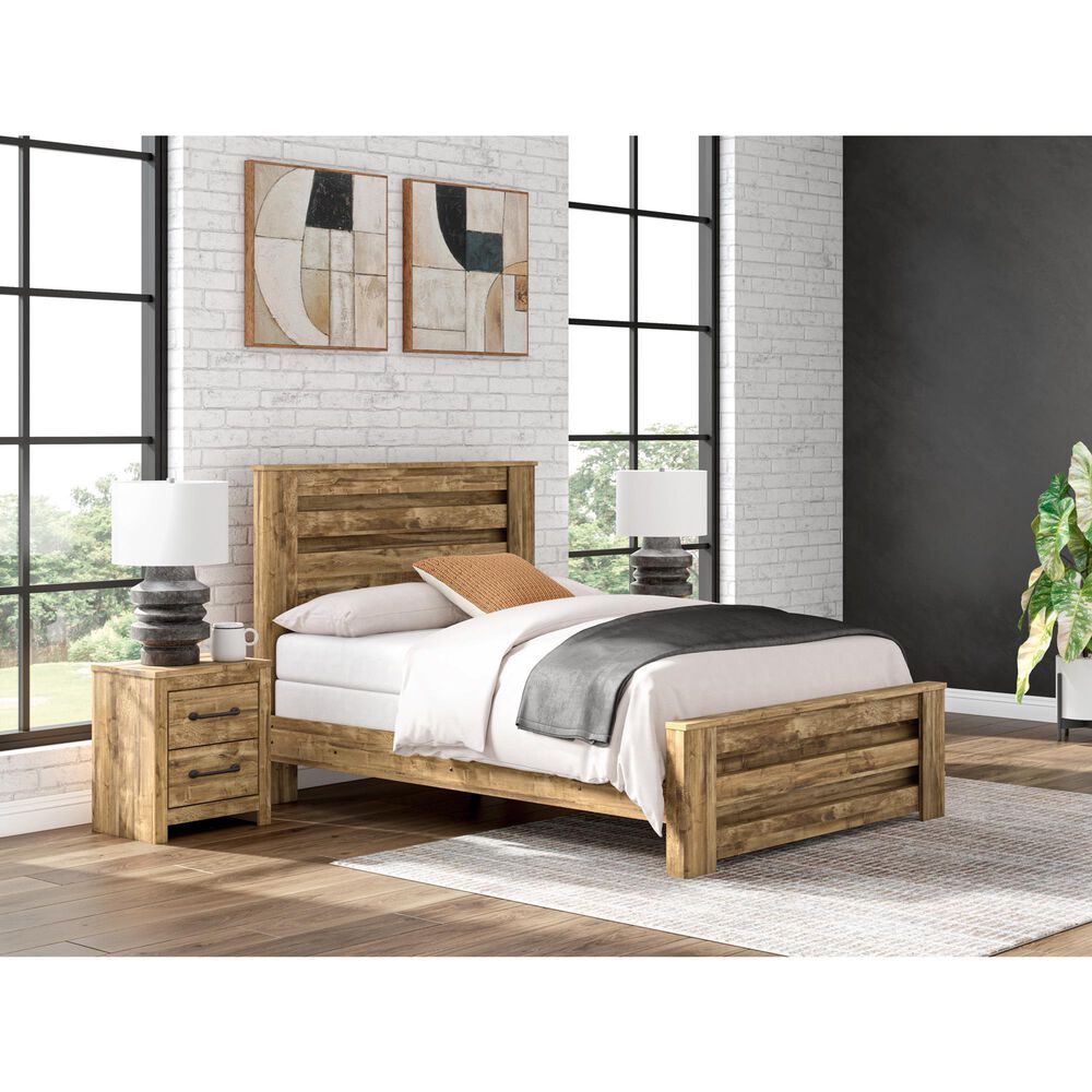 Ashley Maystonna Queen Panel Bed in Brown, , large