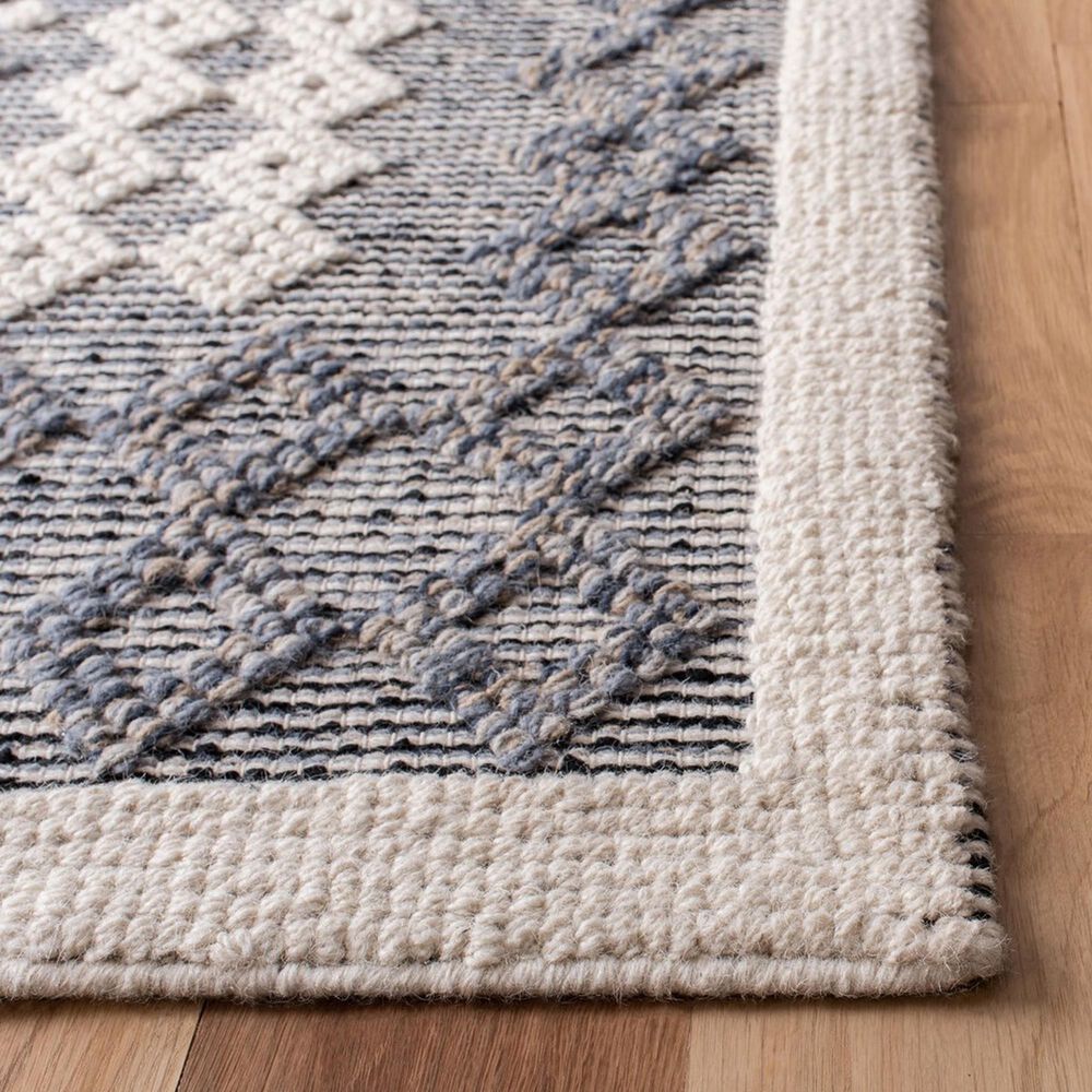 Safavieh Natura 2&#39;3&quot; x 8&#39; Cream and Navy Runner, , large