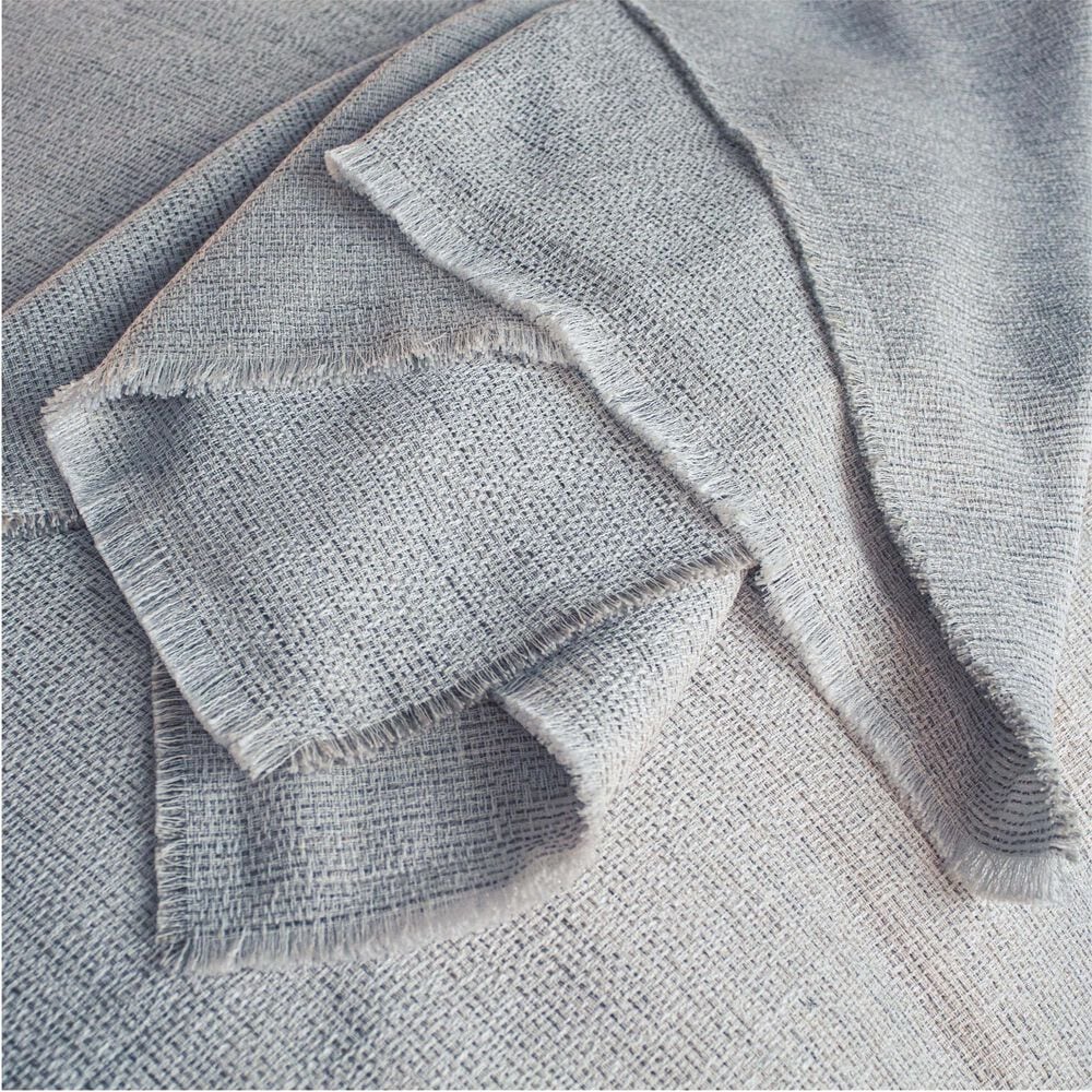 Ann Gish Macau Raw-Edge Throw in Granite, , large