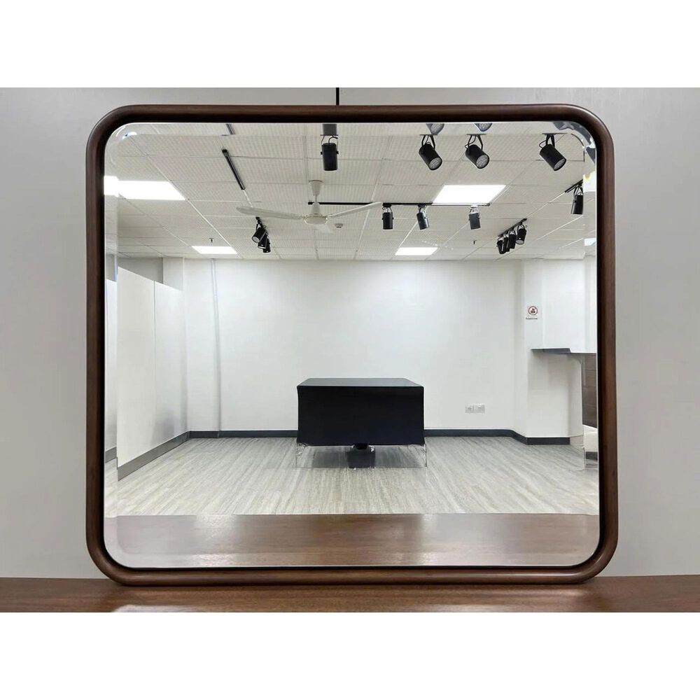 Riverside Furniture Delia Dresser Mirror in Nouveau Walnut, , large