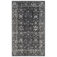Safavieh Evoke EVK270K-3 3" x 5" Charcoal/Ivory Area Rug, , large