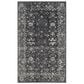 Safavieh Evoke EVK270K-3 3" x 5" Charcoal/Ivory Area Rug, , large