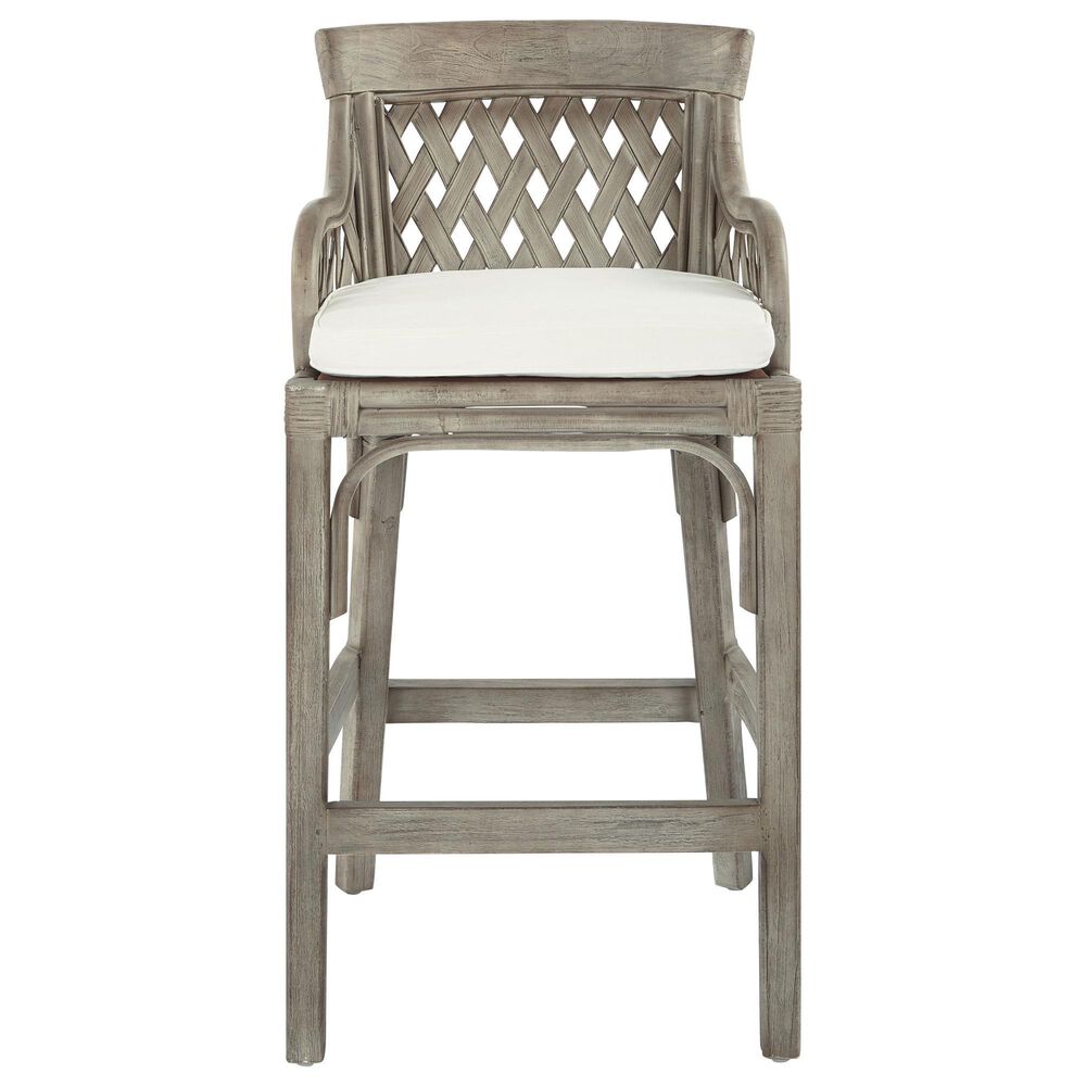 Office Star Products Plantation 30&quot; Bar Stool in Grey, , large