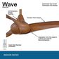 Minka-Aire Wave 52" Ceiling Fan in Distressed Koa, , large