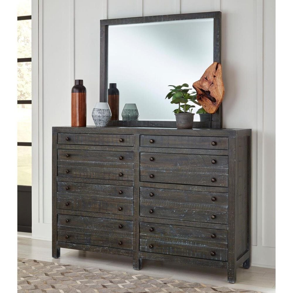Urban Home Townsend 4 Piece King Bedroom Set in Gunmetal, , large
