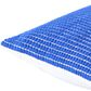 Surya Chunky Grid 20" Square Throw Pillow in Blue and White, , large