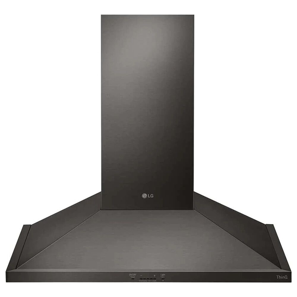 LG 30" Wall Mount Chimney Hood in Black Stainless Steel, , large