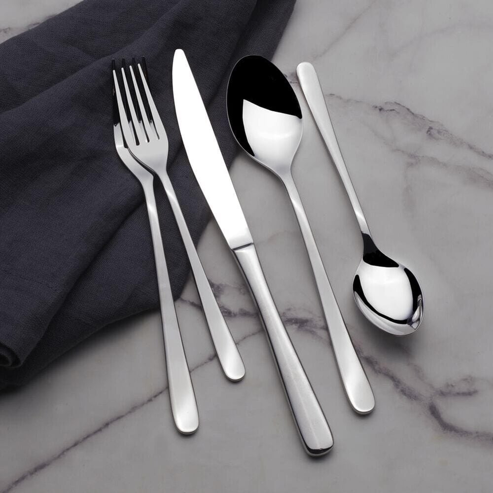 Lifetime Brands Ellie 20-Piece Flatware Set in Stainless Steel, Service for 4, , large