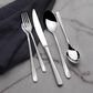 Lifetime Brands Ellie 20-Piece Flatware Set in Stainless Steel, Service for 4, , large