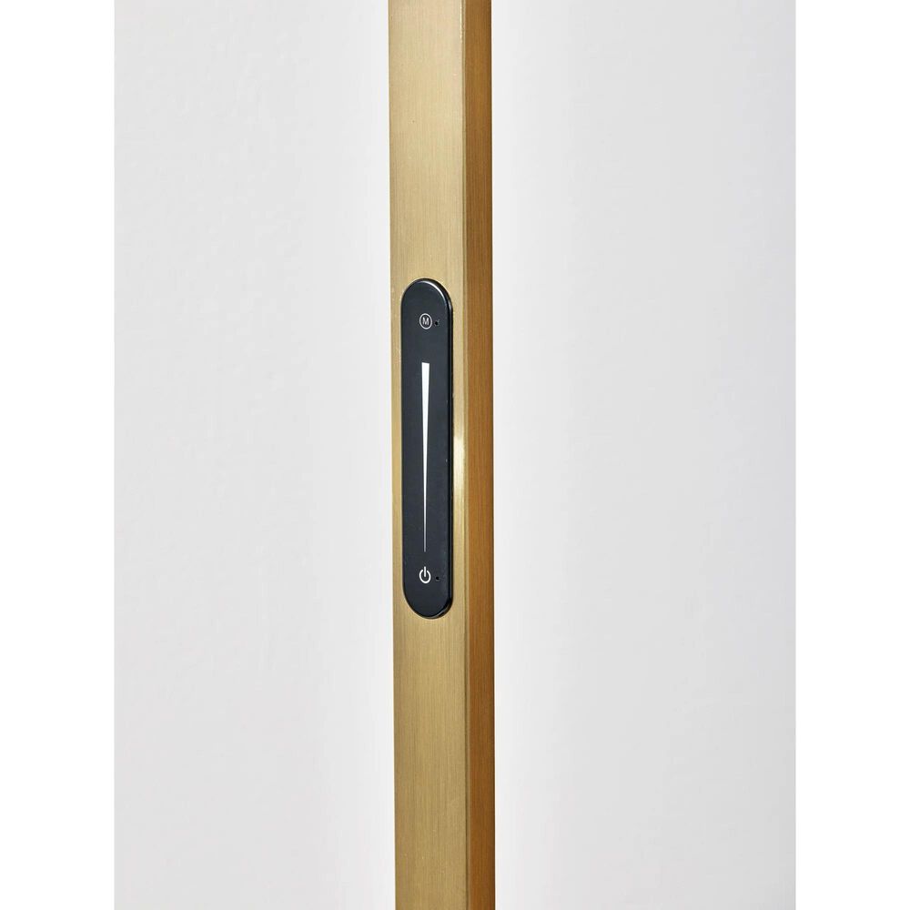 Adesso Sonic LED Arc Lamp in Antique Brass, , large