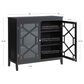Linon Home Decor Fetti Large Cabinet in Black, , large