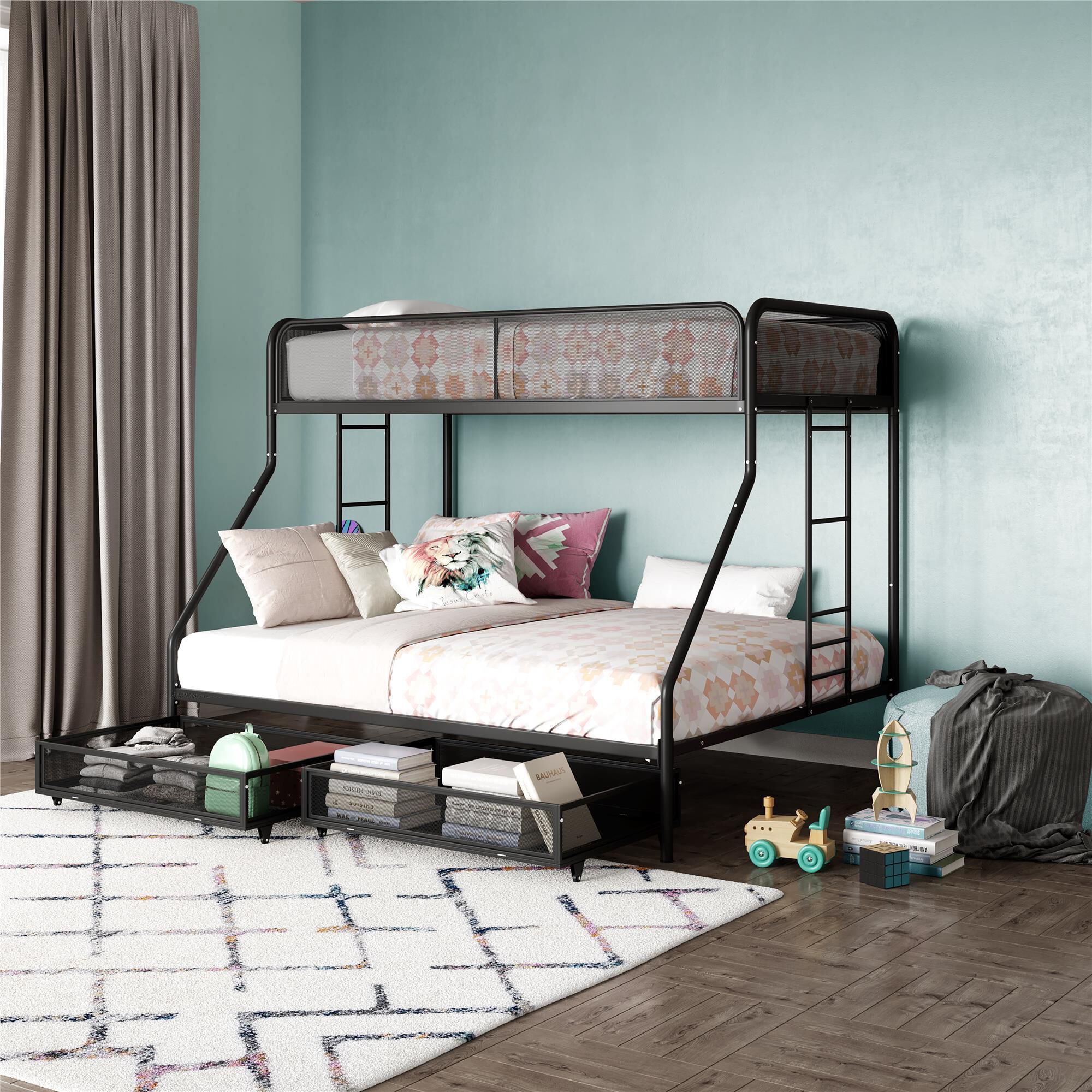 Dhp twin over full bunk bed sales
