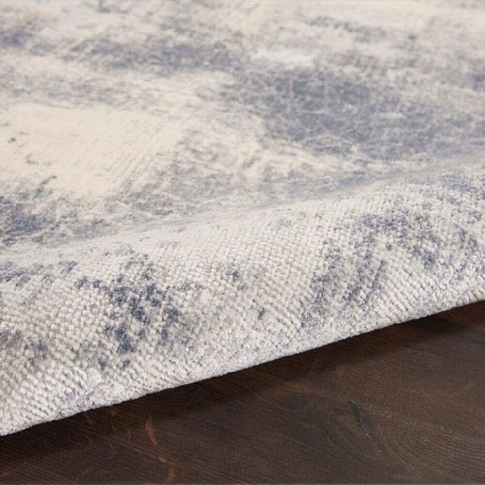 Nourison Rustic Textures Blue and Ivory 9&#39;3&quot; x 12&#39;9&quot; Area Rug, , large