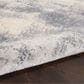 Nourison Rustic Textures Blue and Ivory 9"3" x 12"9" Area Rug, , large