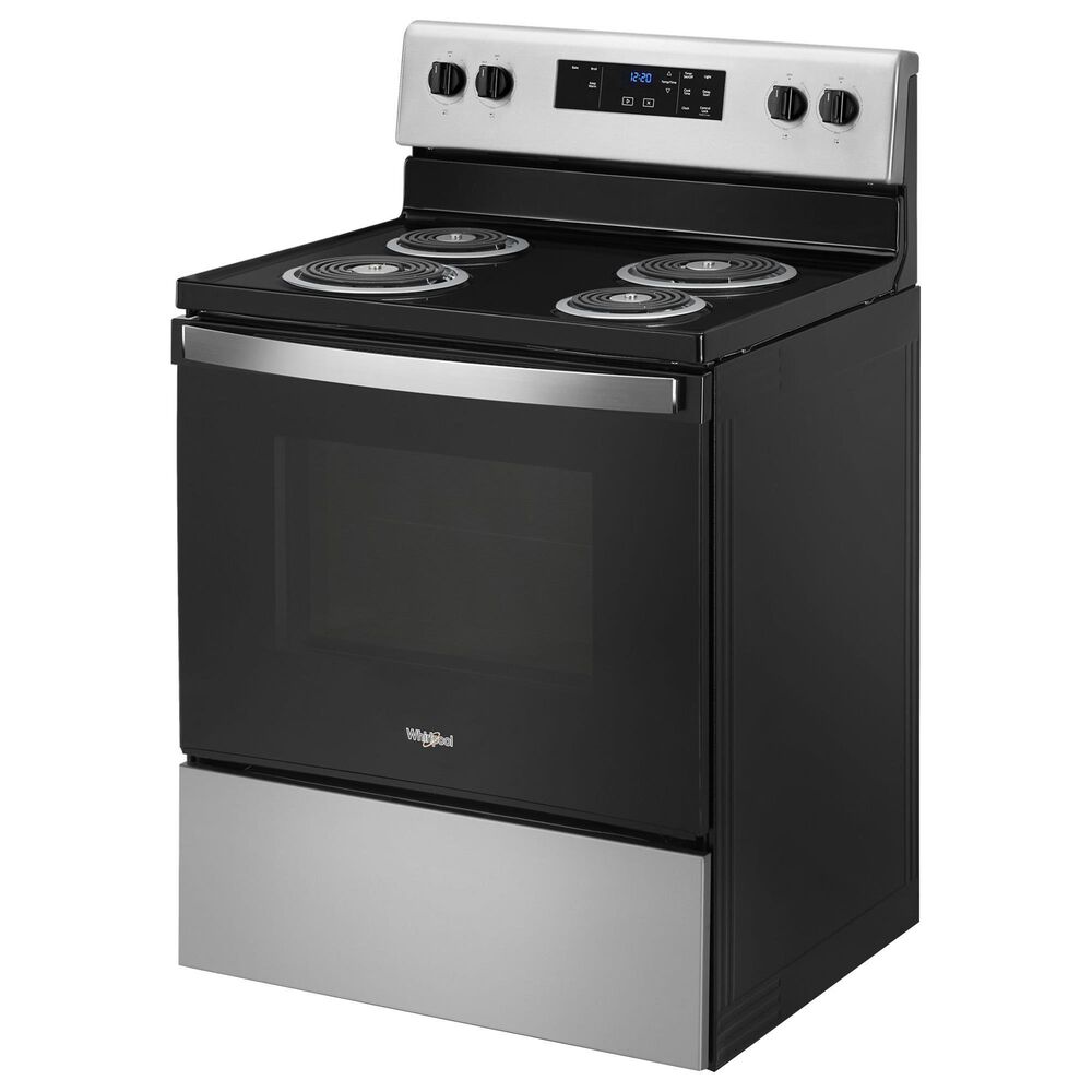 Whirlpool 4.8 Cu. Ft. Freestanding Electric Range with Keep Warm in Stainless Steel, , large