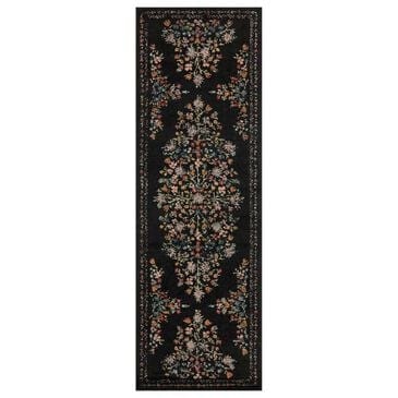 Rifle Paper Co. x Loloi Laurel Eleanor 2"8" x 8" Black Runner, , large