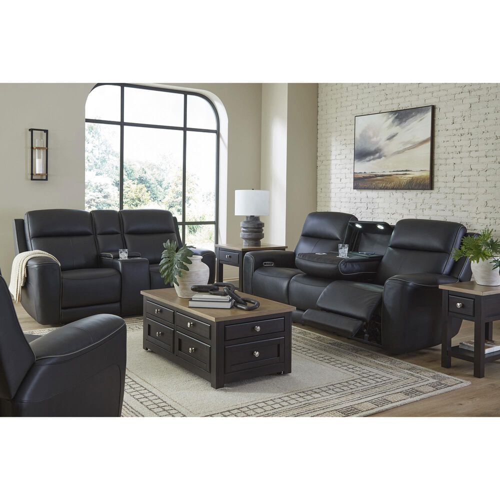 Ashley 5Z-Comfort Power Reclining Sofa in Onyx, , large