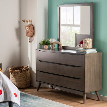 Furniture of America Lennart 6-Drawer Dresser in Gray, , large